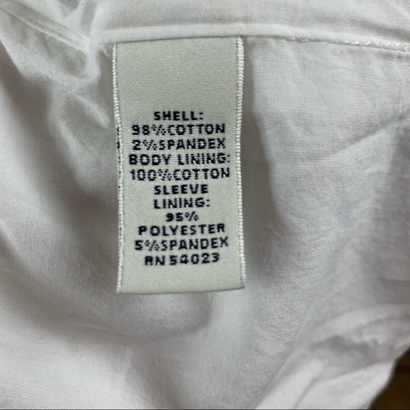 Banana Republic white stretch fitted blazer - Picture 11 of 11